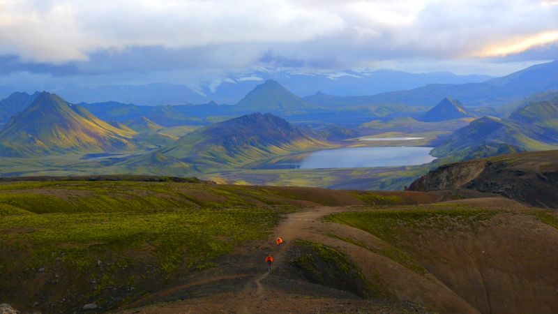 In an undated handout photo, a trail in Iceland. — Picture courtesy of Chris Winters via The New York Times