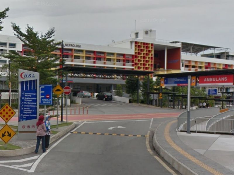 Seorang pelajar putus tangan dihantar ke Hospital Kuala Lumpur selepas Hospital Taiping dan Hospital Selama gagal. u00e2u20acu201d Paparan skrin Google