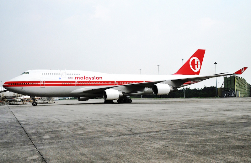 Malaysia Airlines has re-commissioned its B747-400 aircraft, inspired by the airlineu00e2u20acu2122s original livery. u00e2u20acu201d Handout courtesy of Malaysia Airlinesn