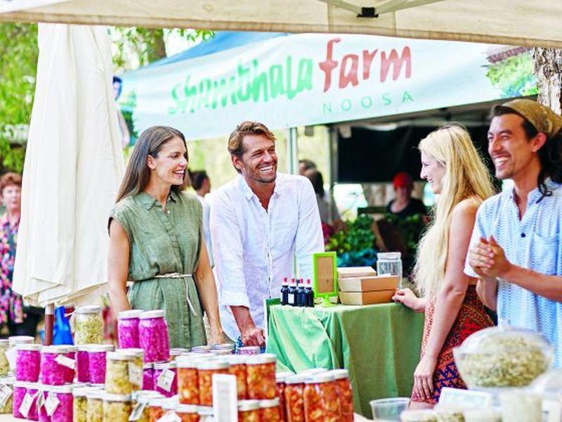 Take your pick of fresh, tasty produce at the Noosa Farmers Market.