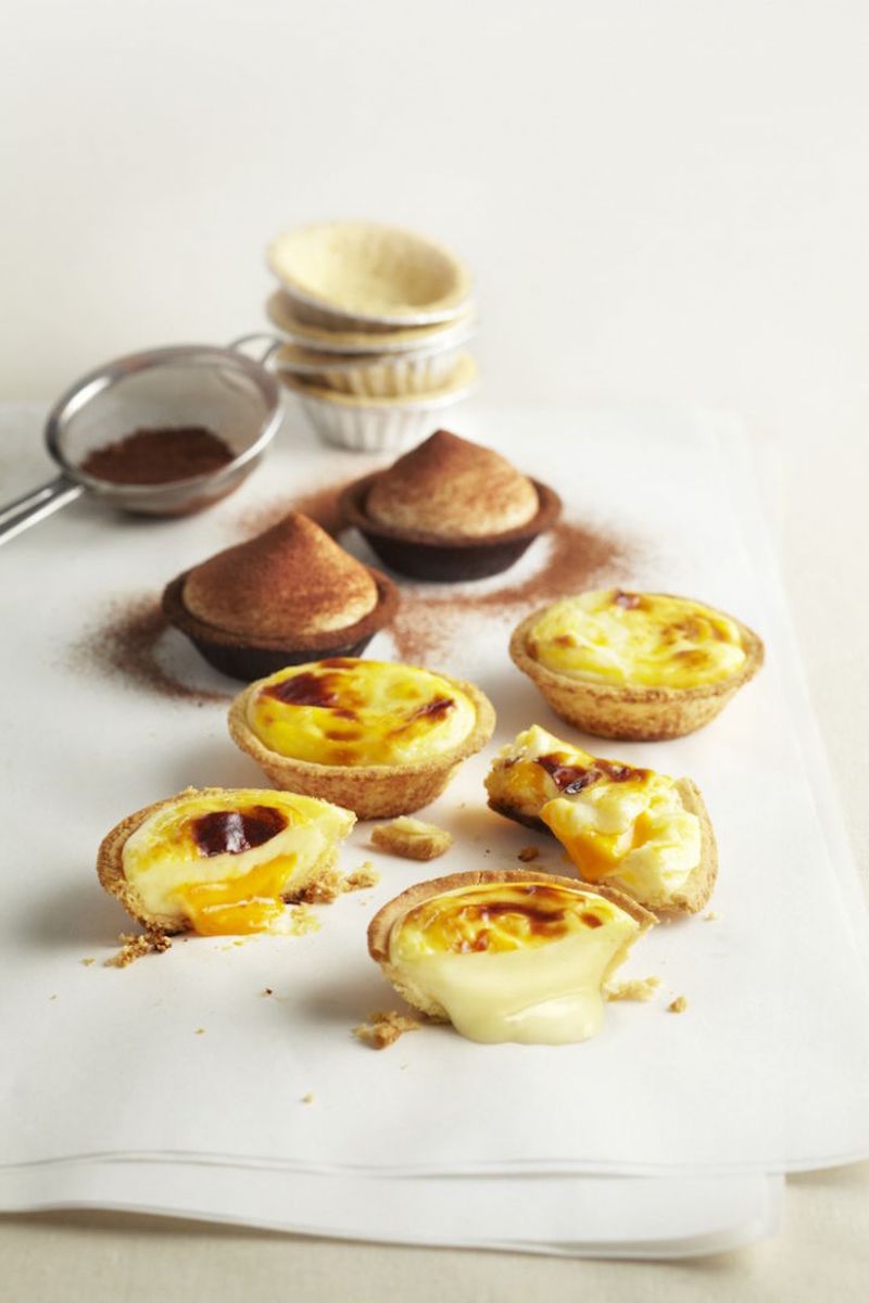 The Icing Room’s Lava Cheese Tarts in original and with salted egg yolk. — Handout via TODAY