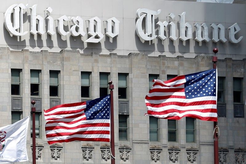 The Chicago Tribune building is seen in Chicago April 24, 2013. u00e2u20acu201d Reuters pic 