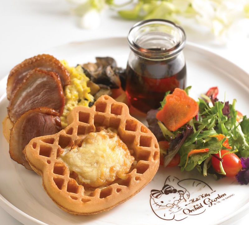 Weu00e2u20acu2122d also like the Hello Kitty waffle iron please, thank you. u00e2u20acu201d Hello Kitty Orchid Garden pic via TODAYn