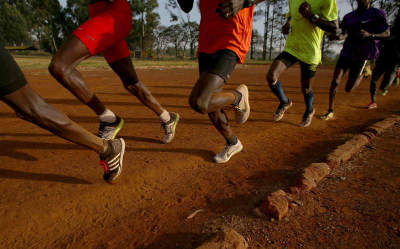 Athletes exercise in the early morning in the sports ground of the University of Eldoret in western Kenya March 21, 2016. u00e2u20acu201d Reuters pic