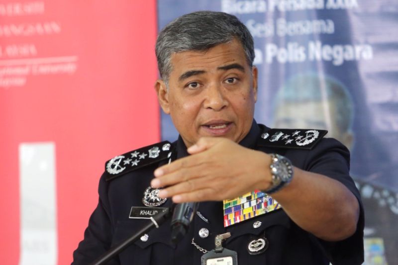 IGP Tan Sri Khalid Abu Bakar, April 25, 2016. u00e2u20acu2022 Picture by Choo Choy May