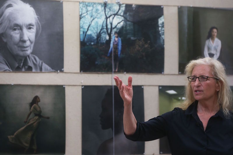 American photographer Annie Leibovitz launches the Singapore leg of her u00e2u20acu02dcWOMEN: New Portraitsu00e2u20acu2122 exhibition at Tanjong Pagar Railway Station. u00e2u20acu201d TODAY pic