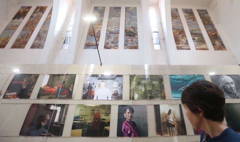 Annie Leibovitz’s ‘WOMEN: New Portraits’ exhibition at Tanjong Pagar Railway Station is open to the public. — TODAY pic