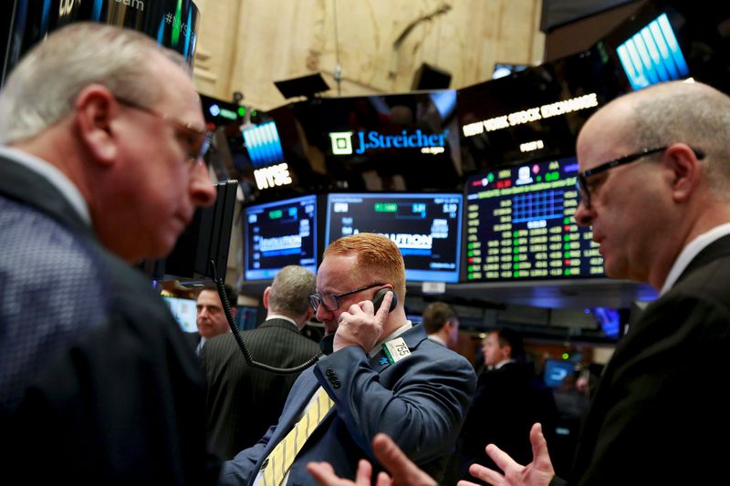 Traders work on the floor of the New York Stock Exchange shortly after the opening bell in New York April 12, 2016. u00e2u20acu201d Reuters pic