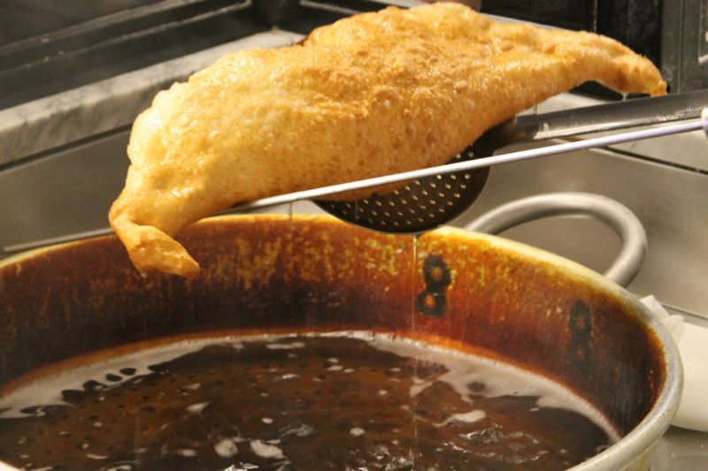 If you can't make it to Naples, you can make your own fried pizza at home. u00e2u20acu201d Picture courtesy of Francine Segan