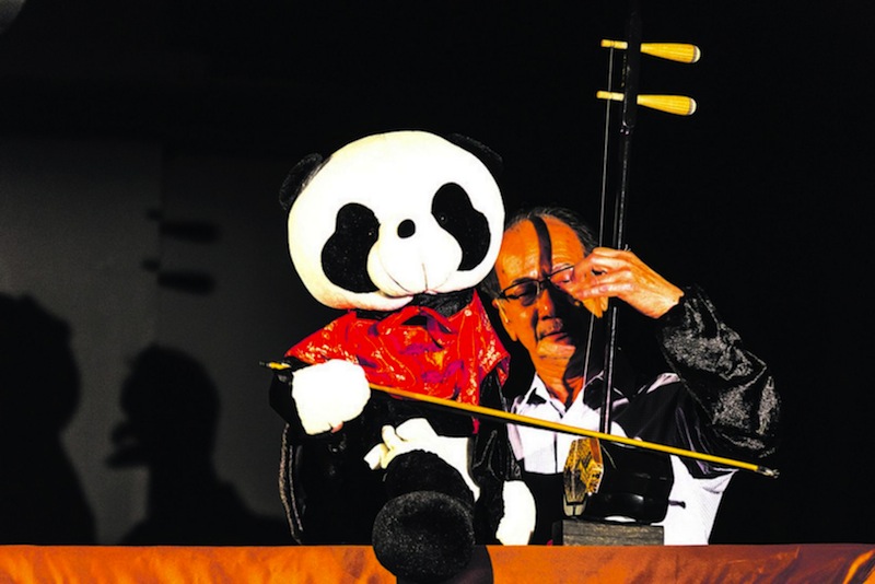 Hong Kong Puppet Master Li Yi Hsin brings his hand puppets to life.u00c2u00a0u00e2u20acu201d TODAY pic