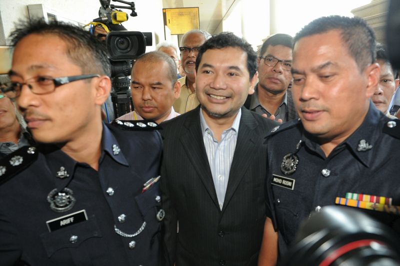 PKRu00e2u20acu2122s Rafizi Ramli will be charged in court tomorrow morning, April 8, 2016. u00e2u20acu2022 Picture by Saw Siow Feng