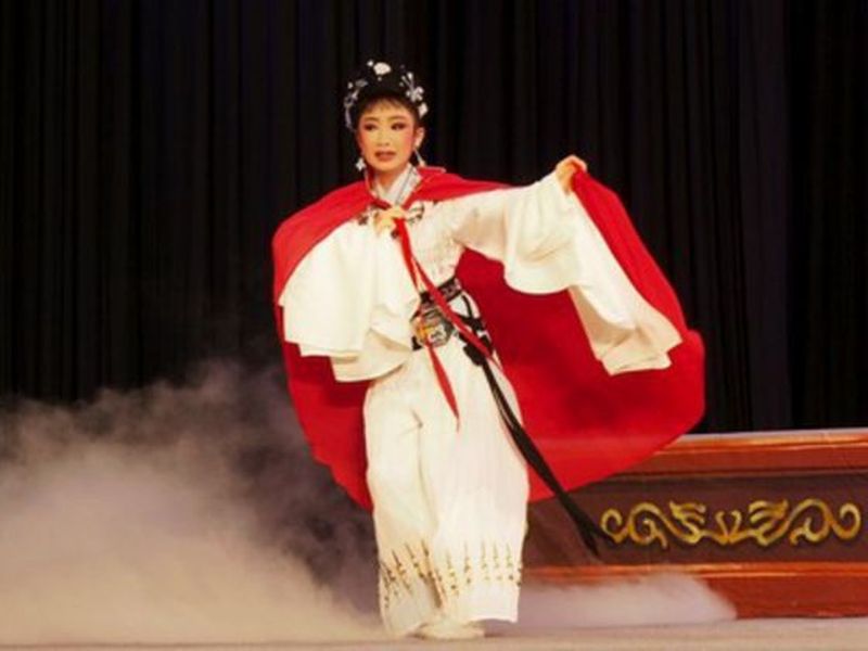 12-year-old Tan Wei Tian started training in Teochew opera at the age of three. — Photo courtesy of Tan Lye Soon