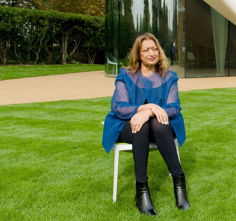 Iraqi-British architect Zaha Hadid. u00e2u20acu201d AFP pic