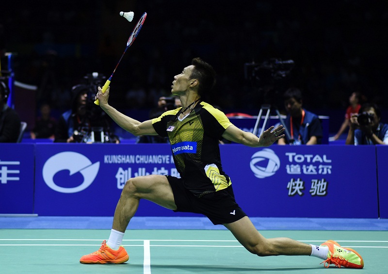 Datuk Lee Chong Wei of Malaysia hits a return against Son Wan Ho of South Korea during their menu00e2u20acu2122s singles group match at the Thomas Cup badminton tournament in Kunshan, in eastern Chinau00e2u20acu2122s Jiangsu Province on May 17, 2016. u00e2u20acu201d AFP pic