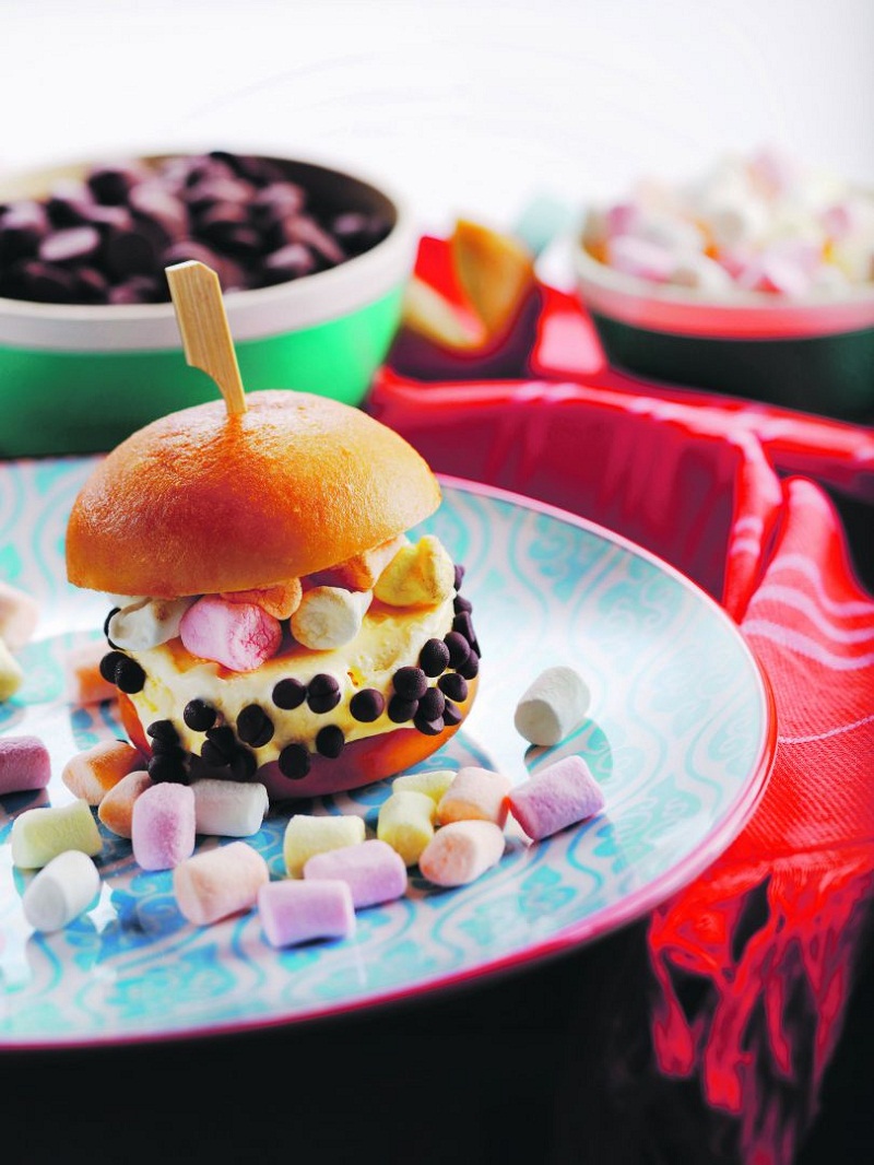 Full of Luck Club's Hokey-Pokey Ice Cream Bao.