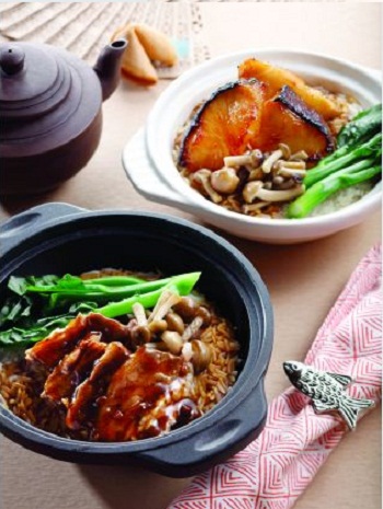 Full of Luck Club's creative claypot rice dishes include a truffle pepper beef option, and one with yuzu char siew and cod.