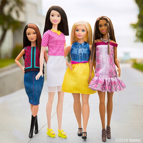 Barbie’s new Fashionista doll range in petite, tall, curvy and various skin stones. — Picture courtesy of Mattel Southeast Asia