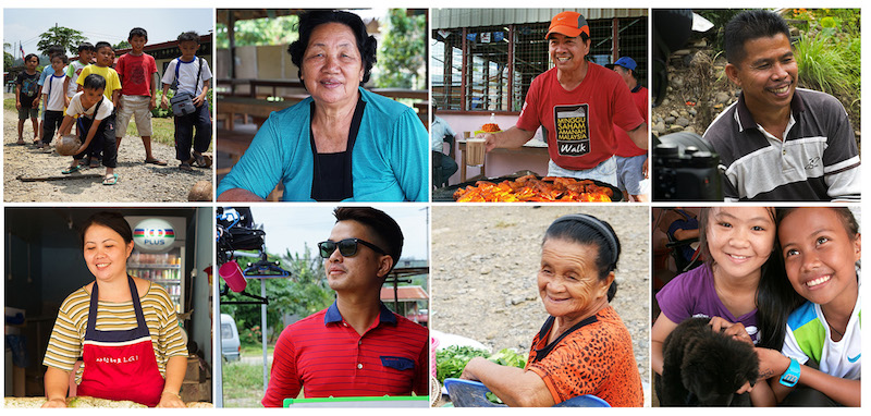 The residents of Kampung Bongkud and Kampung Namaus in Ranau, Sabah, who are the subject of a u00e2u20acu02dcBig Stories, Small Townu00e2u20acu2122 community storytelling project. u00e2u20acu201d Picture courtesy of Big Stories Malaysia