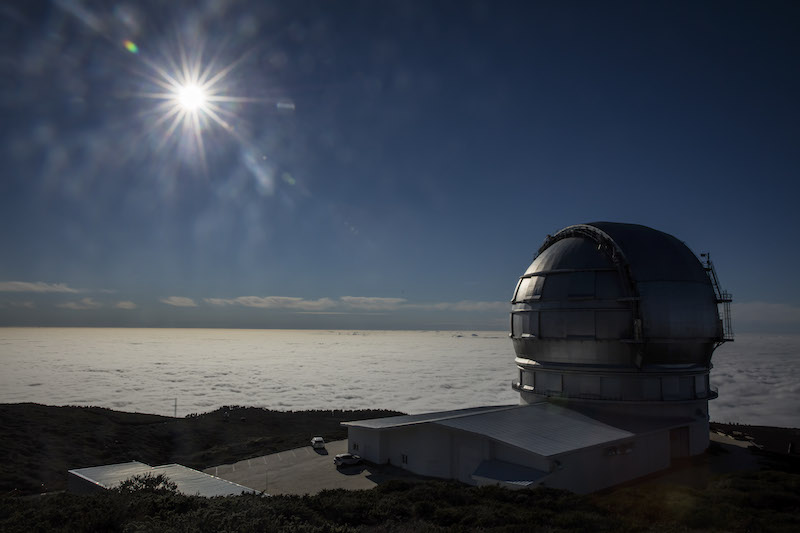 Gran Telescopio de Canarias, part of the Roque de los Muchachos Observatory on La Palma in Spain’s Canary Islands April 1, 2016. — Picture by Tony Cenicola/The New York Times