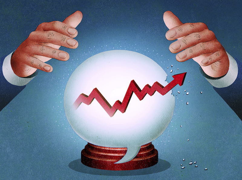 The stories people tell one another about the state of the economy can translate into reduced spending, which may, in turn, contribute to a downturn. u00e2u20acu201d Illustration by Julia Yellow/The New York Times