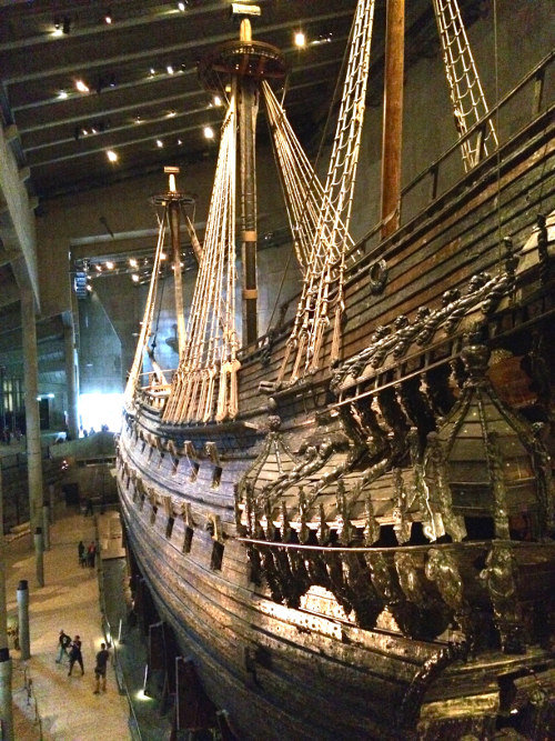 The Vasa Ship Museum in Stockholm, Sweden. The museum displays a wooden ship retrieved from Stockholm's harbour in 1961, more than 300 years after it sank on its first voyage. — Susan Keith/The New York Times pic