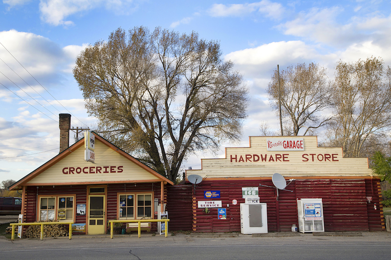 The Riverside Garage and Cabins in Riverside, Wyoming, October 8, 2015. — Picture by Janie Osborne/The New York Times