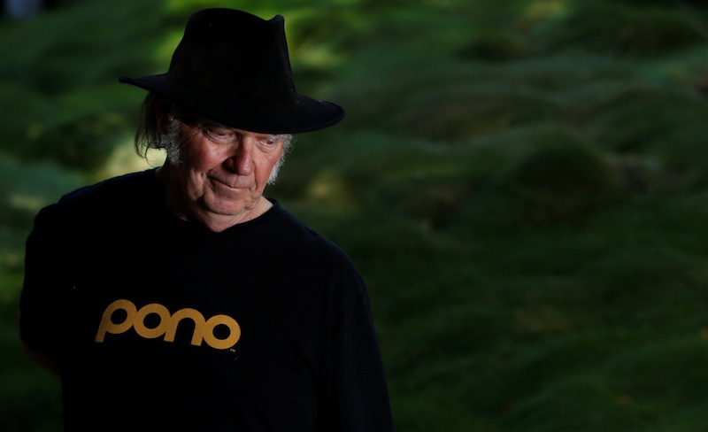 Recording artist Neil Young poses for a portrait while promoting his upcoming album 'Earth' in Calabasas May 18, 2016. u00e2u20acu201d Reuters pic