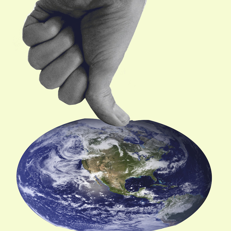 Earth flattens at its poles and bulges slightly around its waistline, making its radius about 13 miles greater at the Equator. Scientists say that by one measure, the worldu00e2u20acu2122s highest peak is actually Mount Chimborazo in Ecuador. u00e2u20acu201d Illustration by Leif