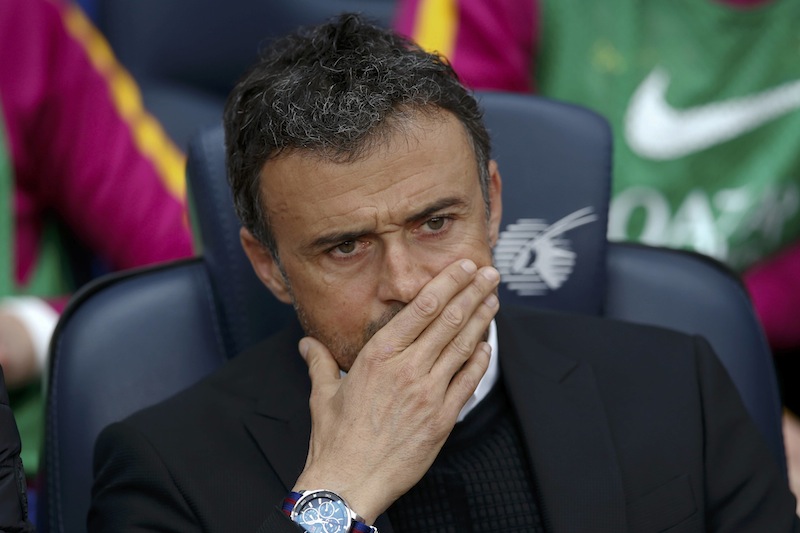 Barcelona's coach Luis Enrique gestures during the Barcelona v Espanyol Spanish Liga BBVA match at Camp Nou stadium, Barcelona, Spain.u00c2u00a0u00e2u20acu201d Reuters pic