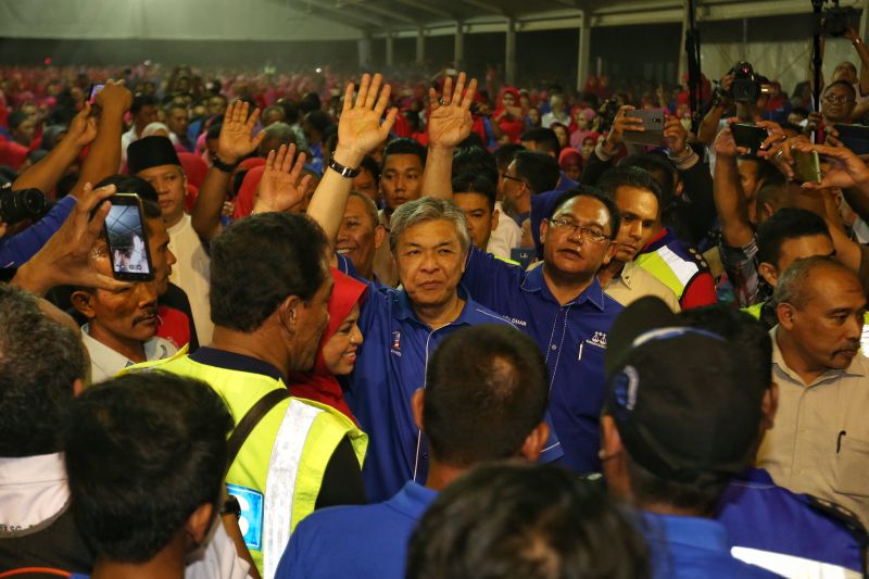 Datuk Seri Dr Ahmad Zahid Hamidi (pic) said the Sungai Panjang state representative from Umno was chosen by BN chairman and Prime Minister Datuk Seri Najib Razak. u00e2u20acu2022 Picture by Saw Siow Feng