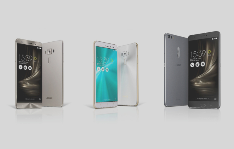 Picture shows (from left) the Asus ZenFone 3 deluxe, the ZenFone 3 and the ZenFone 3 Ultra smartphones. u00e2u20acu201d AFP Relaxnews pic