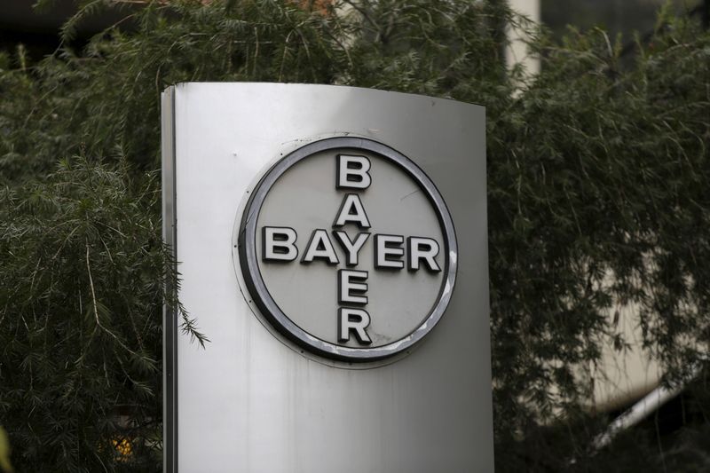 The corporate logo of Bayer is seen at the headquarters building in Caracas March 1, 2016. u00e2u20acu201d Reuters pic n