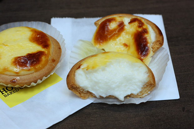The Hokkaido Baked Cheese Tart has a soft luscious centre at room temperature