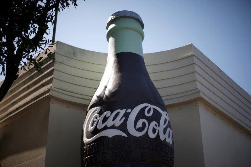 The logo of Coca-Cola is seen in Los Angeles, California April 4, 2016. u00e2u20acu201d Reuters pic