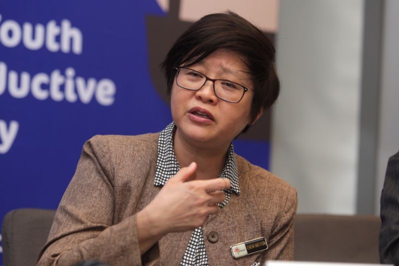 Datin Paduka Chew Mei Fun speaks at the launch of the Malaysian Youth Sexual and Reproductive Health survey in  Kuala Lumpur. u00e2u20acu2022 Picture by Choo Choy May