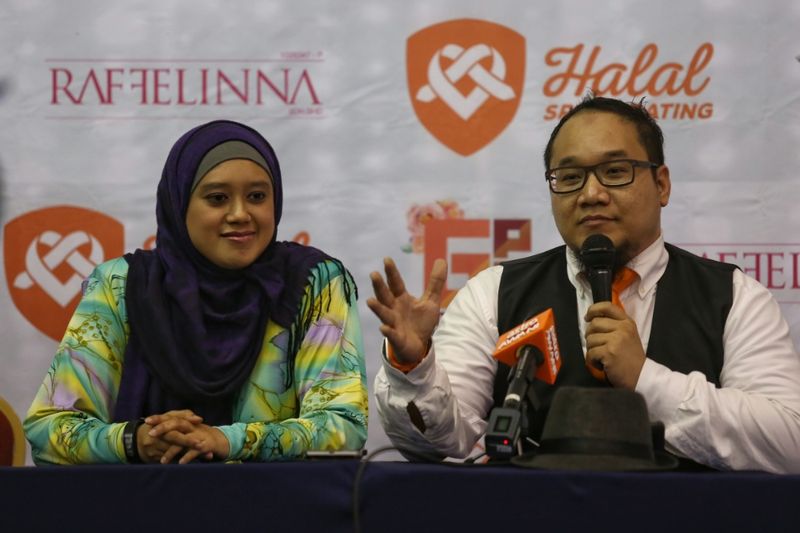 Halal Speed Dating is the brainchild of Munirah Tunai Shamsidi and her husband Zuhri Yuhyi. — Picture by Saw Siow Feng