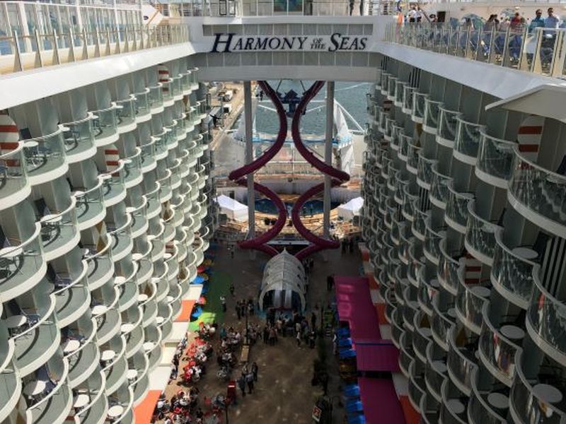 Harmony of the Seas has seven distinct neighbourhoods on board, including a greenery-filled Central Park and the Boardwalk, an open-air space to watch outdoor movies, aquatic performances, or just to hop onto the carousel. ― Picture by Celine Asril/TODAY