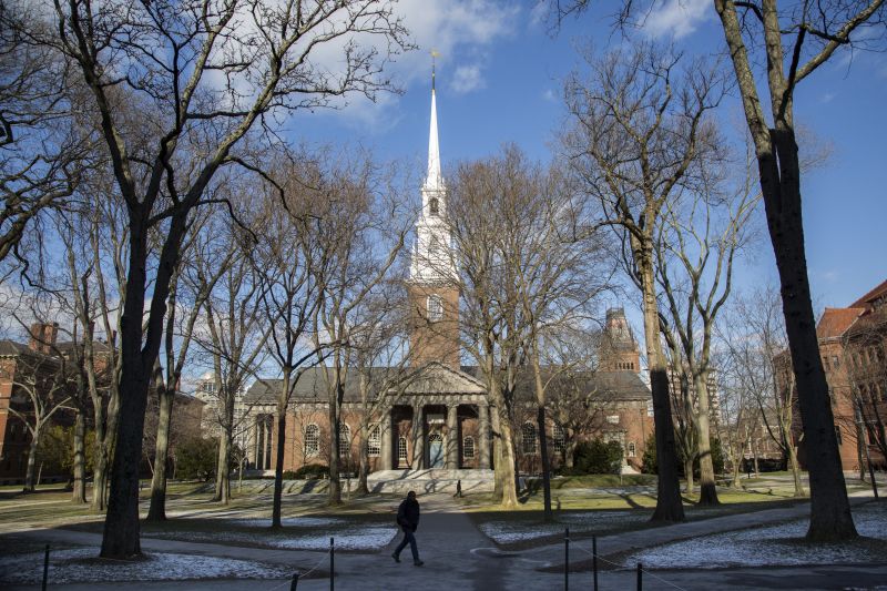 Students walk across Harvard Yard on the Harvard University campus in Cambridge, Massachussetts, January 14, 2016. u00e2u20acu201d New York Times pic
