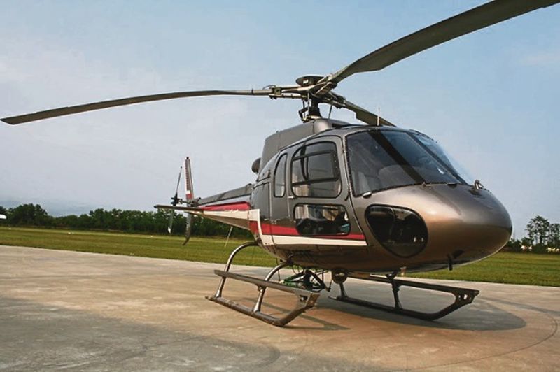 File picture of an Eurocopter AS 350B2 helicopter.