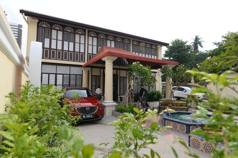 The newly opened Jawi Peranakan Mansion at Hutton Lane. ― Picture by KE Ooi