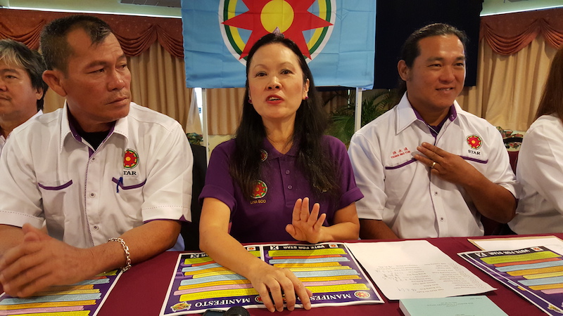 Lina Soo (centre) says STARu00e2u20acu2122s struggle is not merely about winning elections. u00e2u20acu201d Picture by Sulok Tawie
