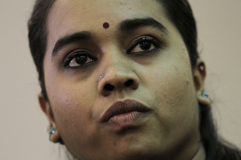 Dharmendran's wife, Marry Mariay Susay, 29, at the Kuala Lumpur High Court May 20, 2016. u00e2u20acu201d Picture by Mohd Yusof Mat Isa