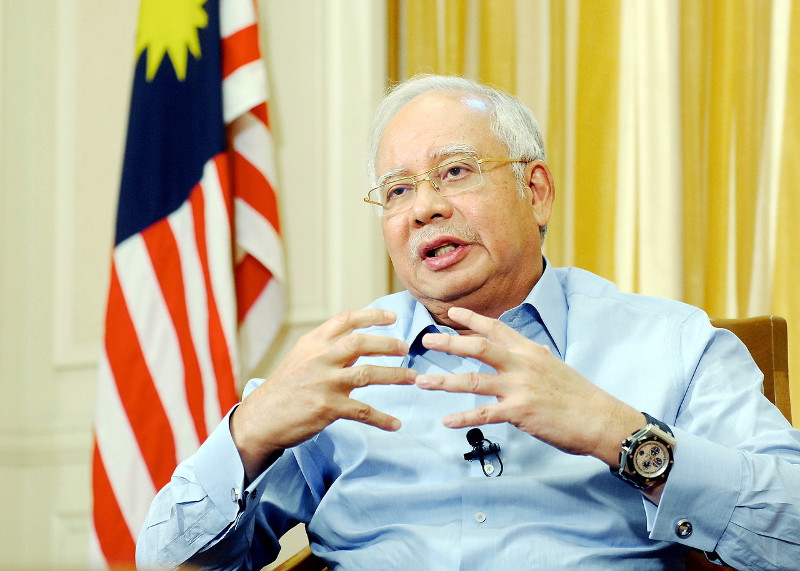 Prime Minister Datuk Seri Najib Razak giving an interview in conjunction with Umnou00e2u20acu2122s 70th Birthday at Bangunan Perdana Putra, Putrajaya, May 9, 2016. u00e2u20acu201d Bernama pic