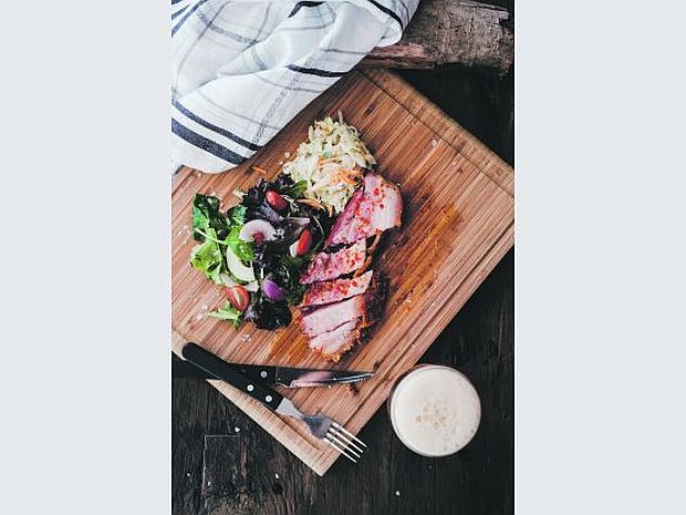 Pork belly with a crispy cumin rub is the chef's tweaked version of the ubiquitous roast pork. — TODAY pic