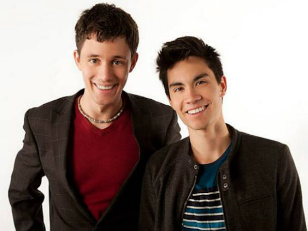 YouTubers Sam Tsui and Kurt Schneider. u00e2u20acu201d Handout via TheHive.Asia 