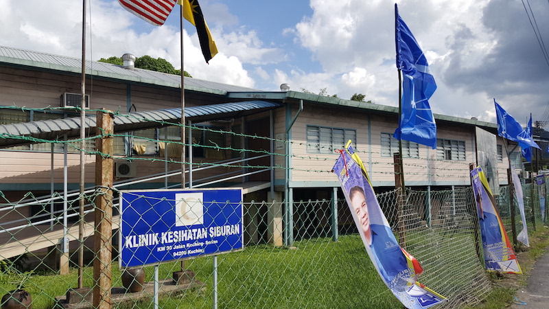Built in 1974, the wooden Siburan Healthcare Clinic is struggling to cope with a population explosion after 40 years. u00e2u20acu201d Picture by Sulok Tawie
