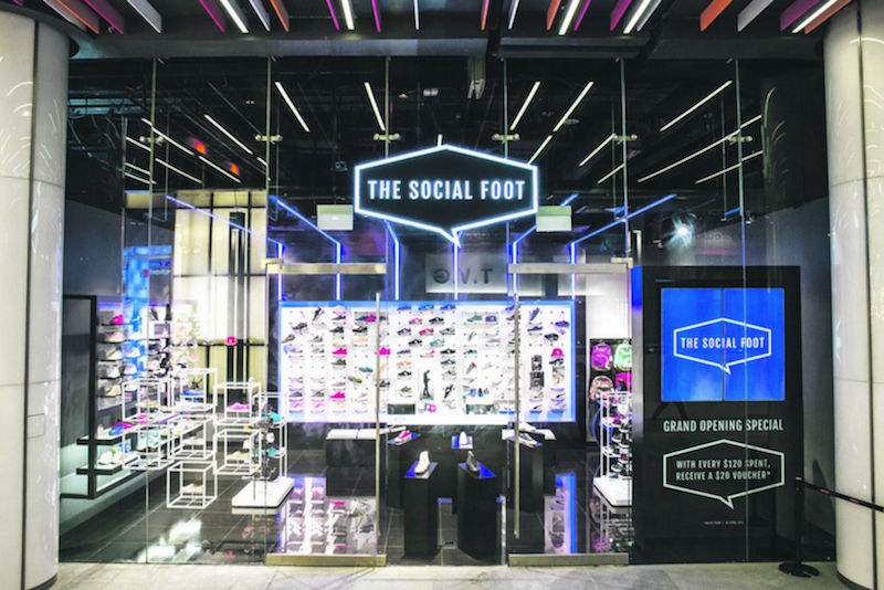 Enter The Social Foot, where sneakerheads will have a field day choosing their kicks. — Handout via TODAY