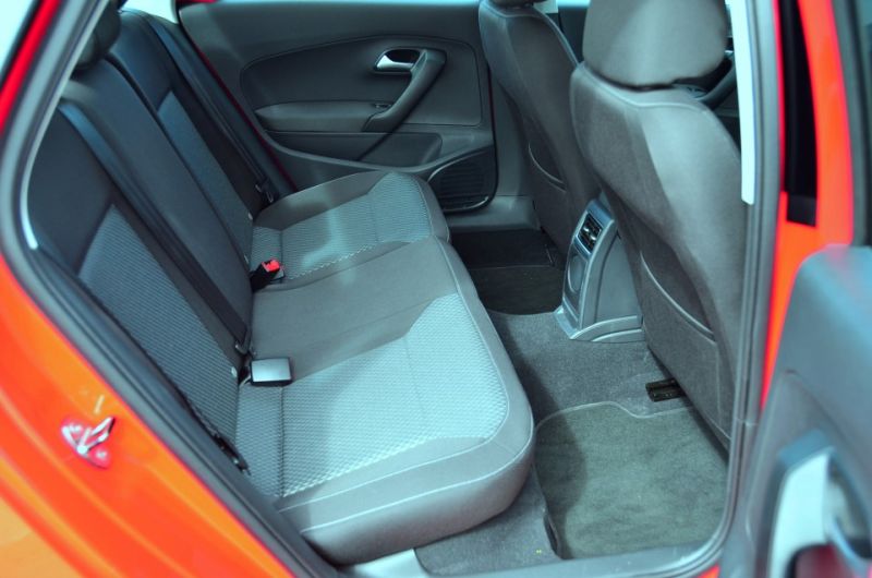 The new seat materials and the seat construction, plus the springing of the car that makes the Vento very pleasant to be in, be it at high or low speeds.