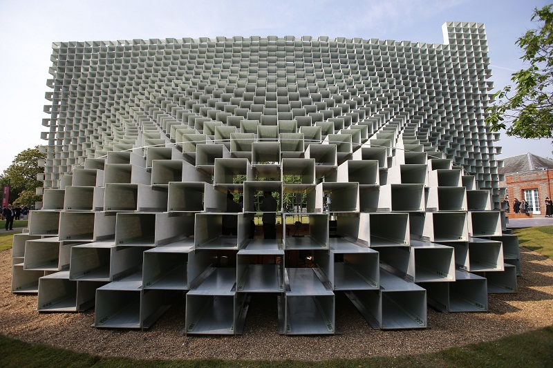 The newly installed Serpentine gallery Pavilion designed by Danish architect Bjarke Ingels. u00e2u20acu201d AFP pic