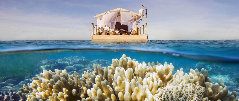 Airbnb: Great Barrier Reef listing. u00e2u20acu201d Picture courtesy of Airbnb Grande Barriu00c3u00a8re de Corail en Australie